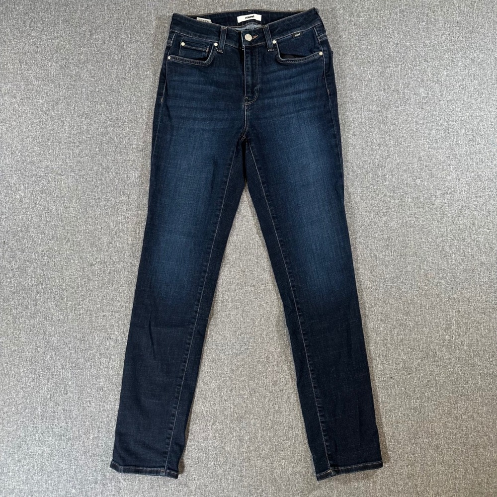 Mavi Kathleen Mid-Rise Slim Boyfriend Jeans Dark Wash Blue Denim Size‎ 25/30